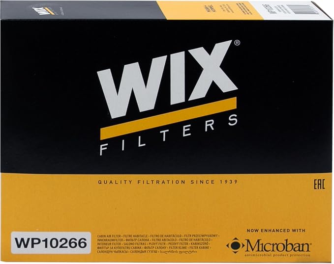 WIX WP10266 Cabin Air Filter Replacement Compatible