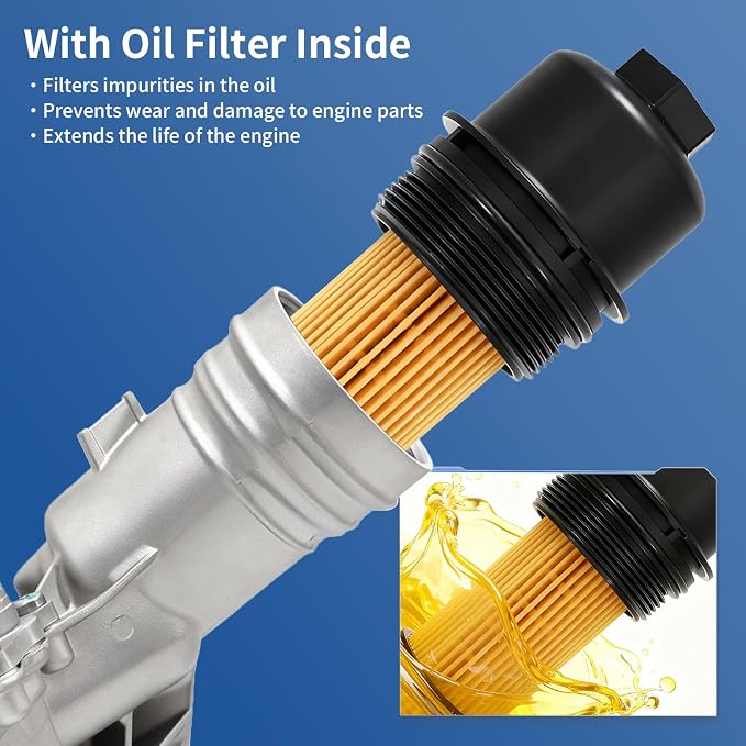11428583895 Aluminium Engine Oil Filter Housing Assembly