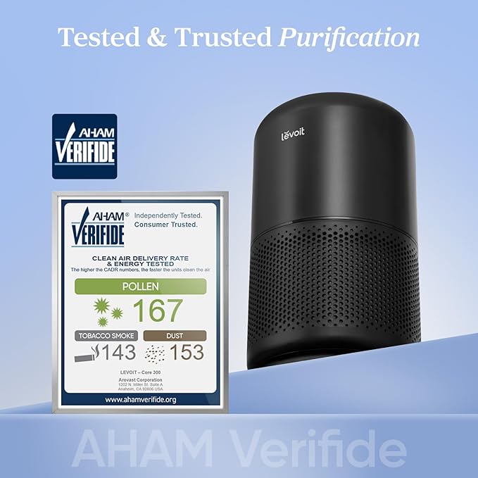 LEVOIT Air Purifier for Home Allergens Pet Hair in Bedroom, Covers Up to 1073