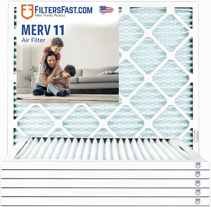 Filters Fast 20x24x1 Air Filter MERV 11, Made in the USA, Actual Size: