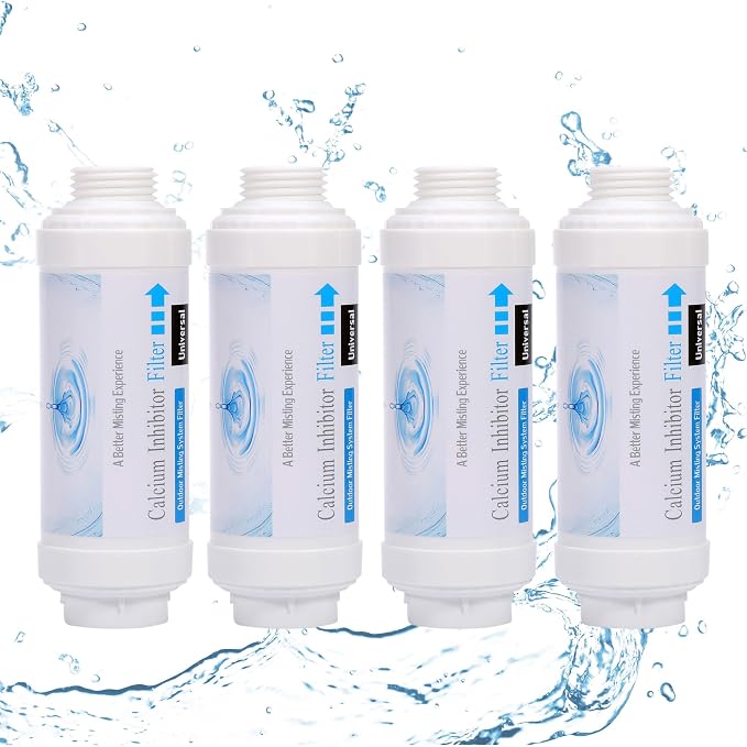 Yoption Calcium Inhibitor Filter, Outdoor Misting System Filter,