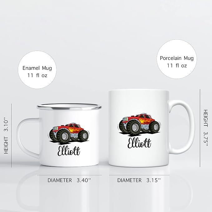 Personalized Mug for Kids, Girls | Customized Hot Chocolate Cocoa Coffee Tea