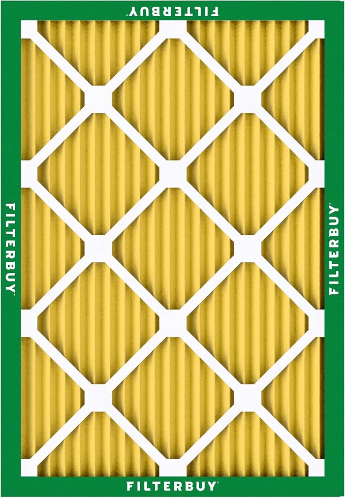Filterbuy 24x28x1 Air Filter MERV 11 Superior Pet & Allergy Defense,