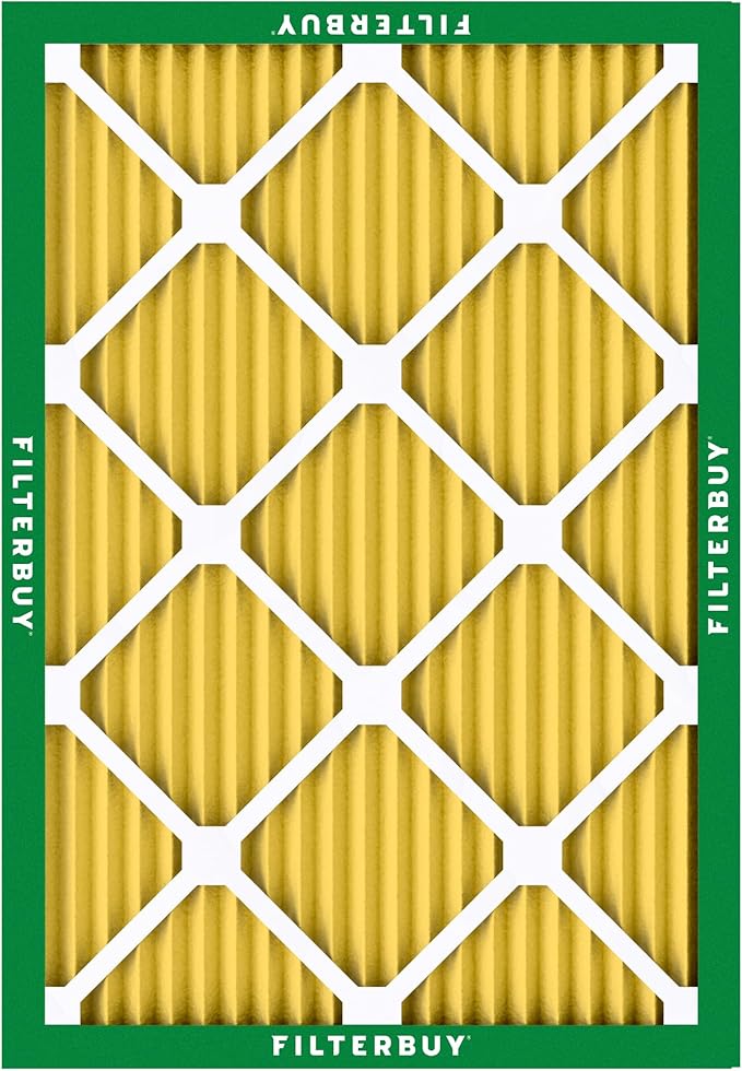 Filterbuy 10x16x1 Air Filter MERV 11 Superior Pet & Allergy Defense,