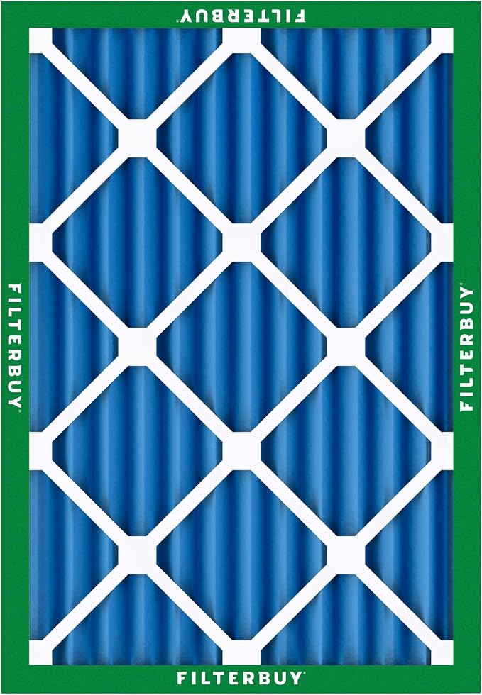 Filterbuy 20x24x2 Air Filter MERV 13 Optimal Smoke & Allergy Defense,
