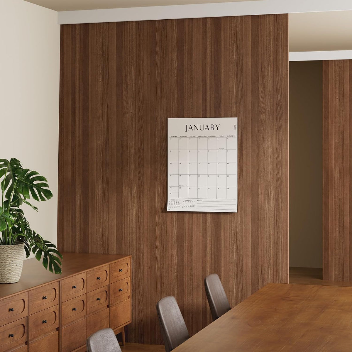 Jotsome Large Wall Calendar 2026-2027, Monthly Wall Calendar 17"x22"