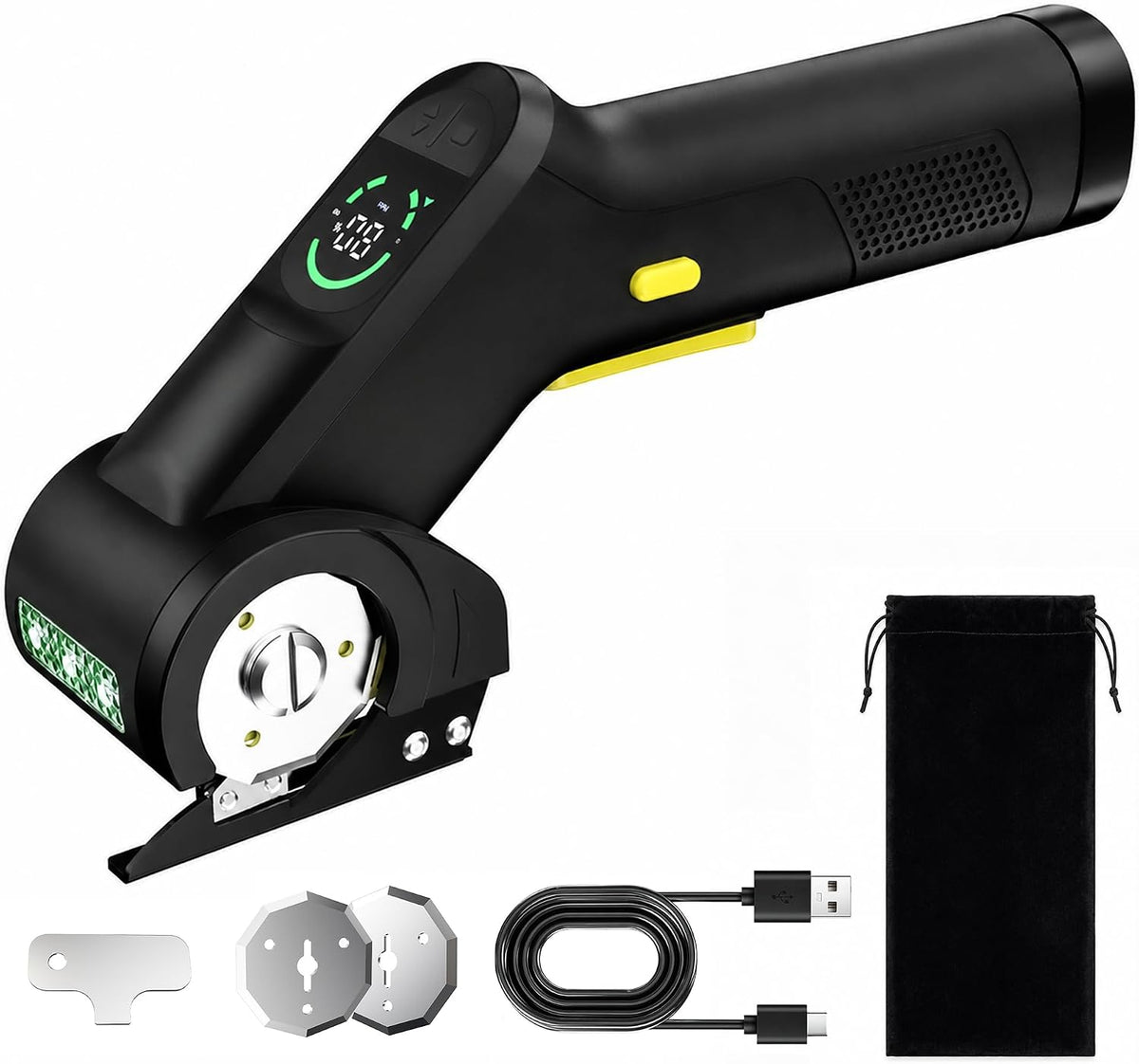 Electric Cardboard Cutter, 7.4V Brushless Motor, 0.48" Cutting Capacity