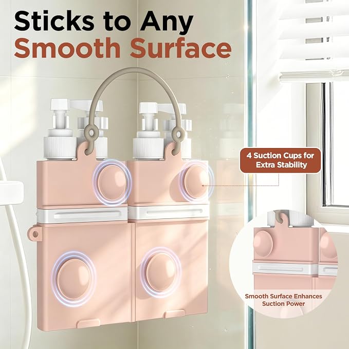 4 in 1 Travel Dispenser Bottle, Travel Toiletry Bottles