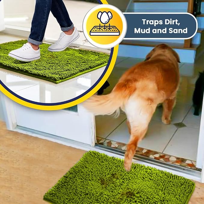 Muddy Mat® | Super Water Absorbent Door Mat Indoor, Microfiber Quick Dry