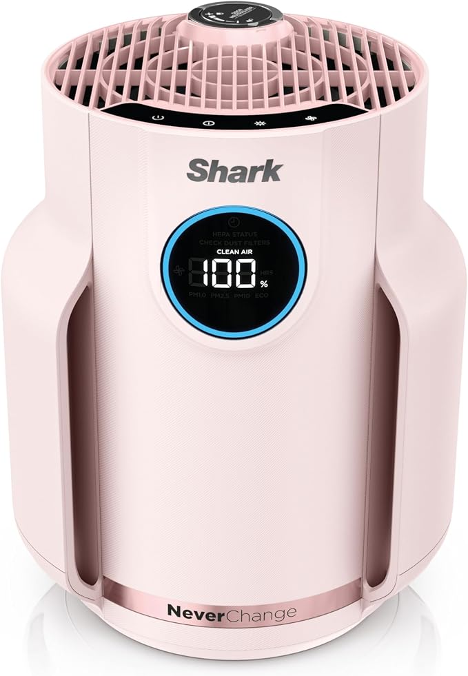 Shark Air Purifier for Home, NeverChange Compact Pro, for Bedroom, Home Office