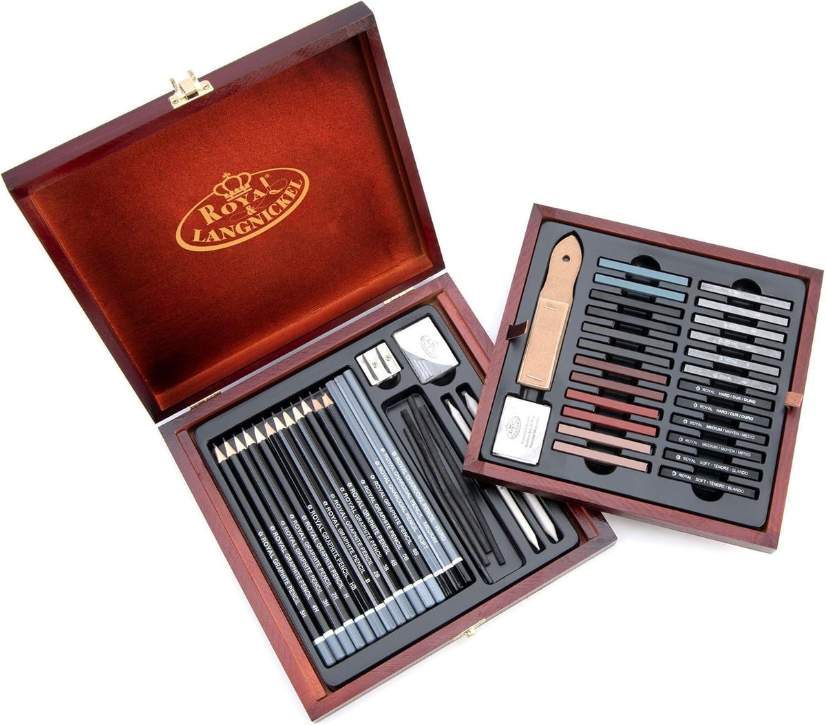Royal & Langnickel RSET-SKET1600 Premier Sketch Pencil Art Set, 51-Piece