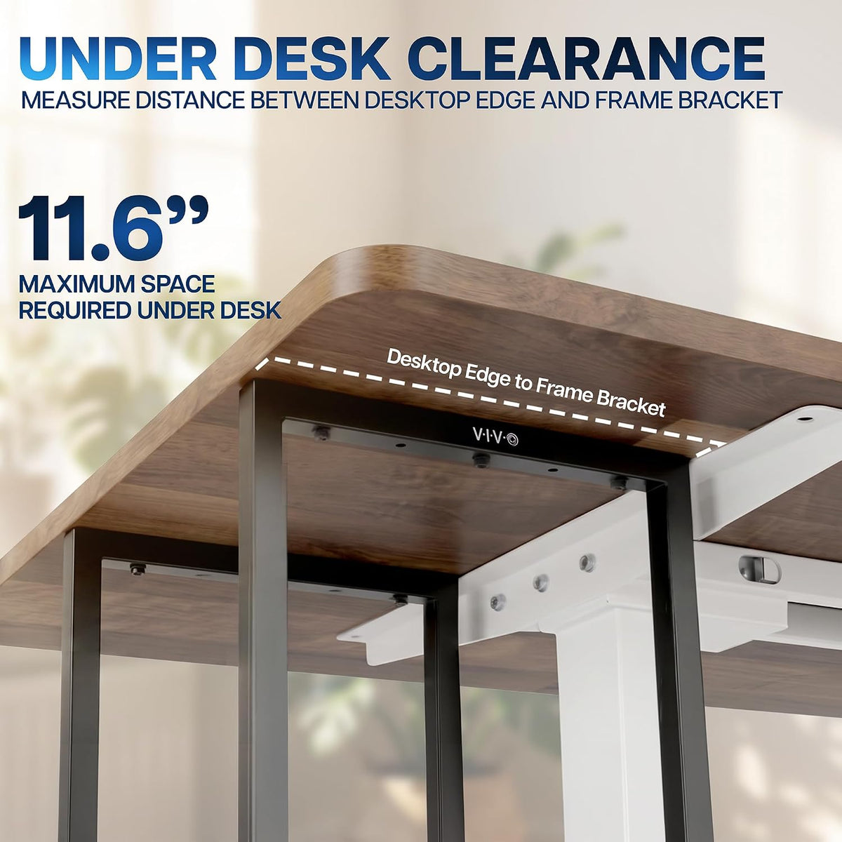 VIVO Black Under Desk PC Mount Shelf, Mount-PCSF1