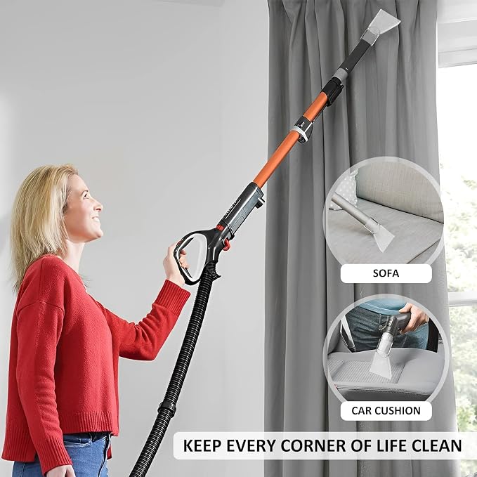 2Pcs Carpet Vac Extractor Attachment Tool, Portable Vacuum Cleaner Brush Head