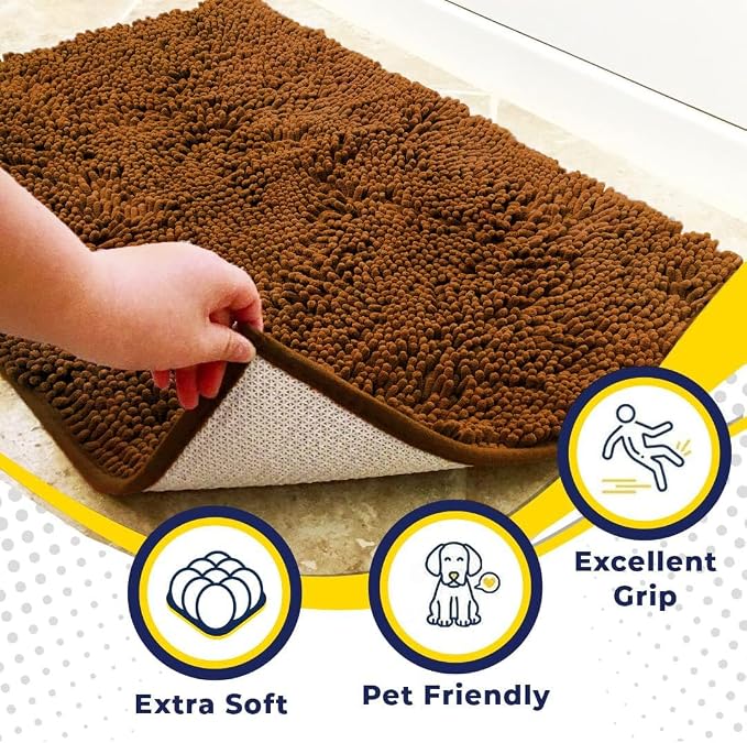 Muddy Mat® | Super Water Absorbent Door Mat Indoor, Microfiber Quick Dry