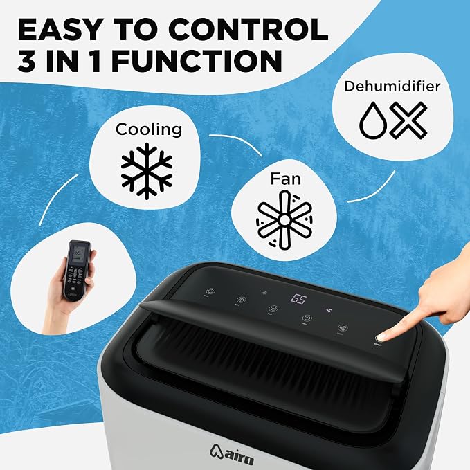 Portable Air Conditioners 10000 BTU AIRO COMFORT, AC Unit Floor Standing