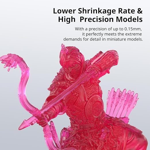 ANYCUBIC Water Washable 3D Printer Resin 2.0, 405nm High Precision 3D Resin