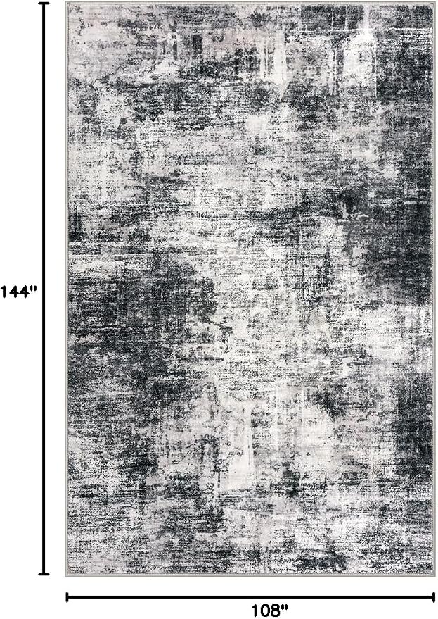 IOHOUZE Abstract Area Rugs 9x12 Ft Washable Large Rugs