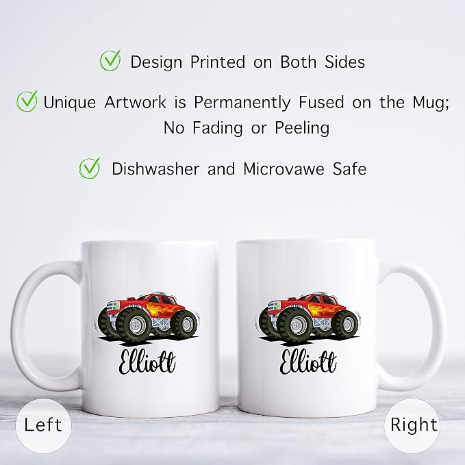 Personalized Mug for Kids, Girls | Customized Hot Chocolate Cocoa Coffee Tea