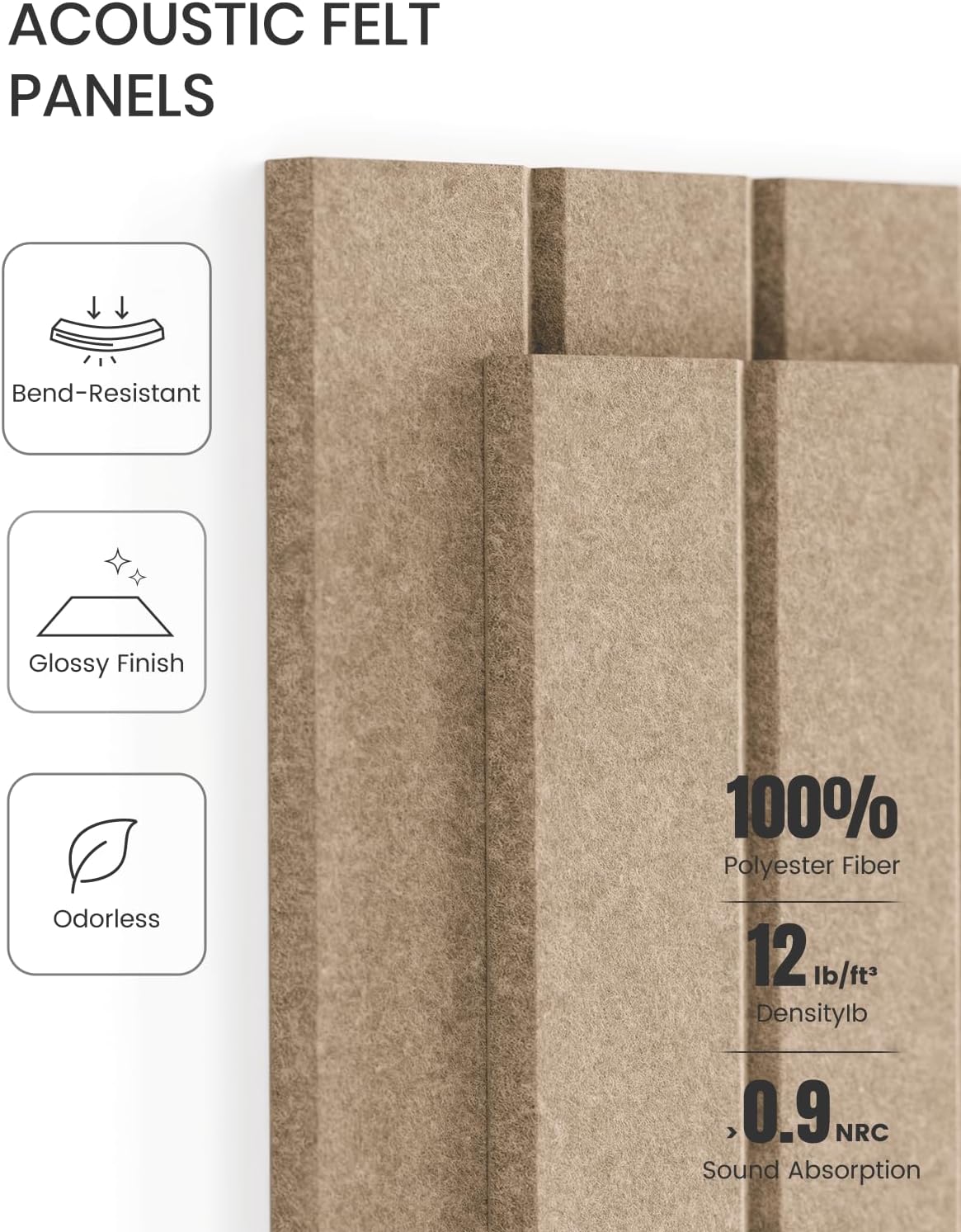 Fluxynara Felt Bulletin Board & Cork Board Alternative 48'' x 36''