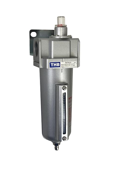 1/2" NPT Industrial Coalescing 0.01u Micron Filter Removes 99.98% of Oil