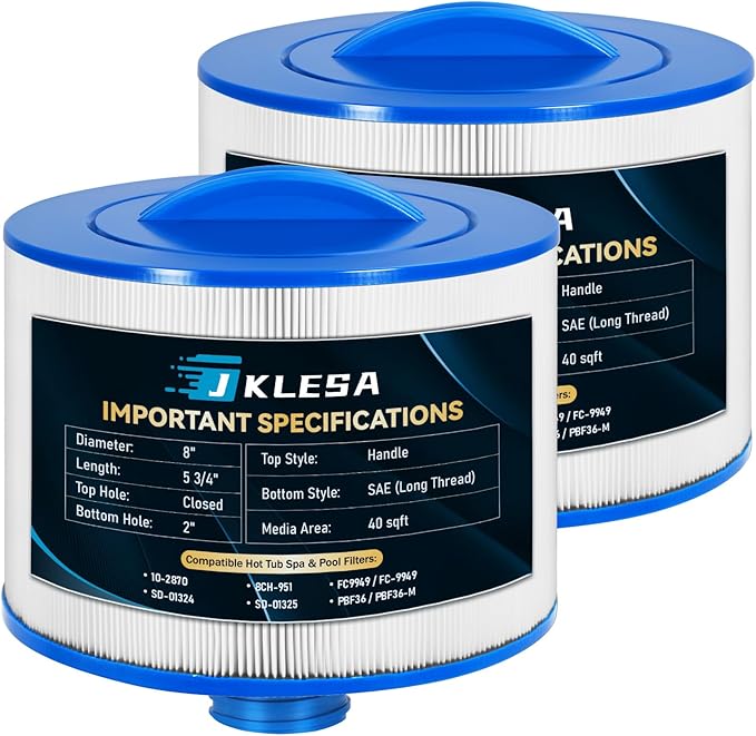 Spa Filter Compatible with 2013+ Bullfrog/Wellspring 10-2870, Unicel 8CH-951