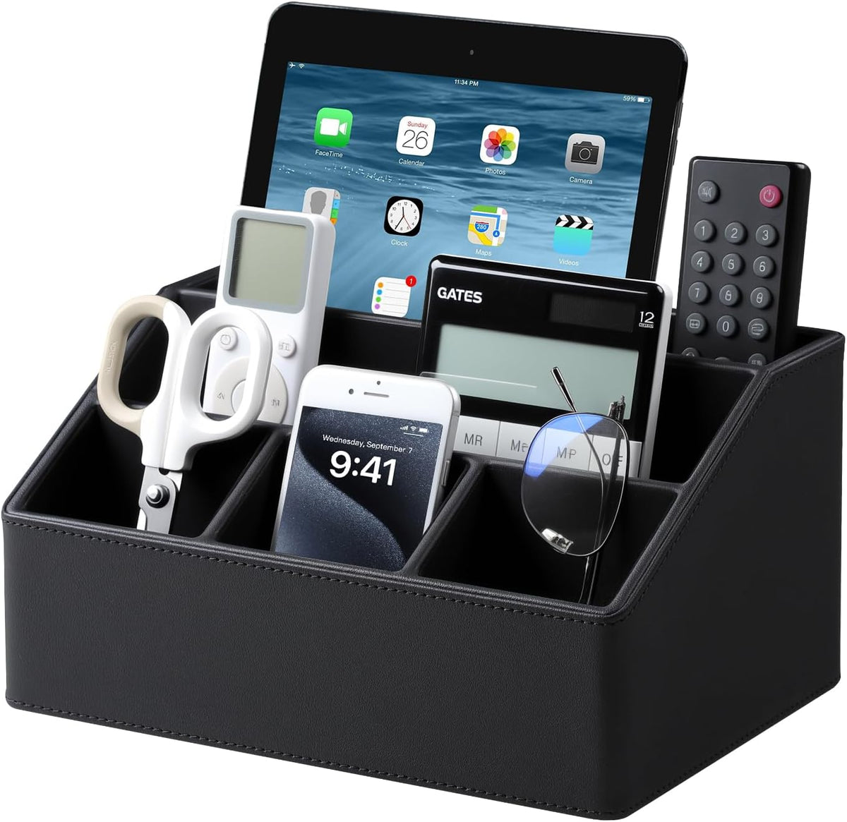 Desk Organizer Caddy Nightstand Organizer Desk Caddy Remote Holder
