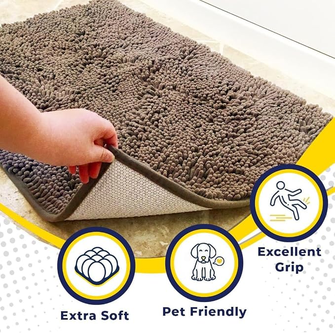Muddy Mat® | Super Water Absorbent Door Mat Indoor, Microfiber Quick Dry