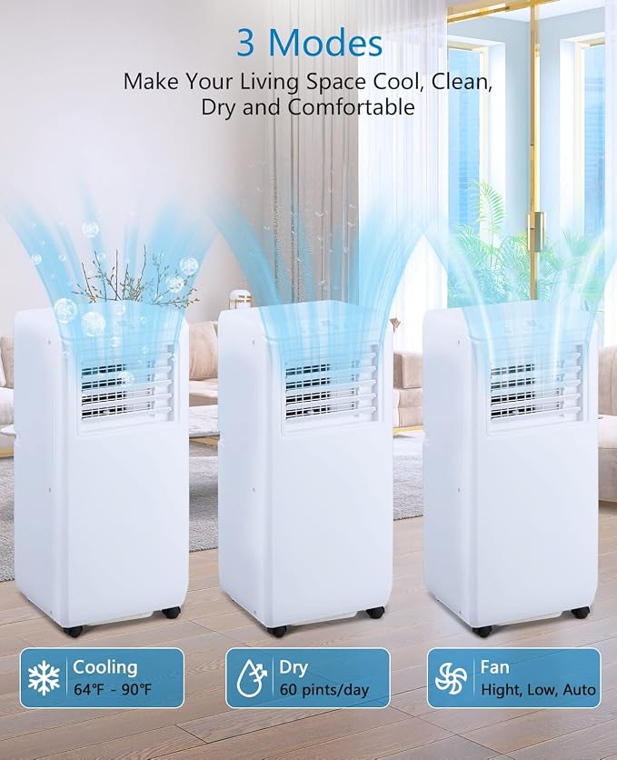 Portable Air Conditioner 10000 BTU, Portable AC Unit