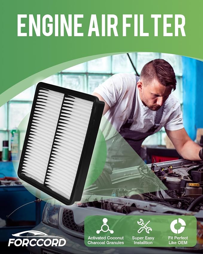 Cabin & Engine Air Filter Fit for Acura TLX 2021-2025 2026 L4 2.0L, Honda