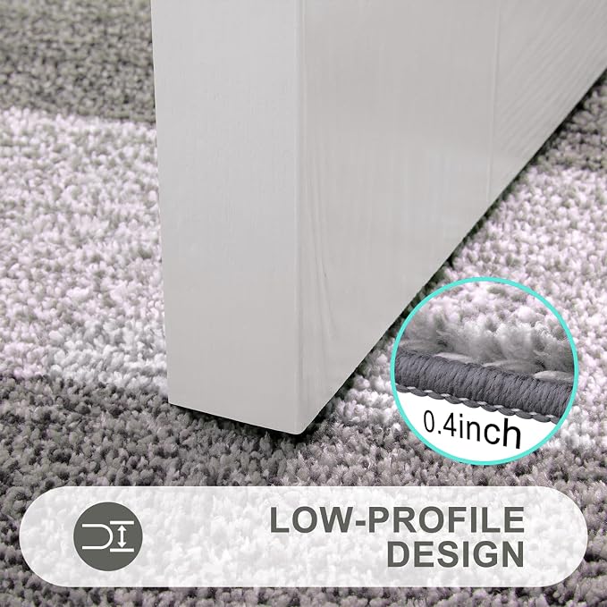 Kitinjoy Indoor Outdoor Door Mat, 47x24 Non-Slip Absorbent Dirt Trapper