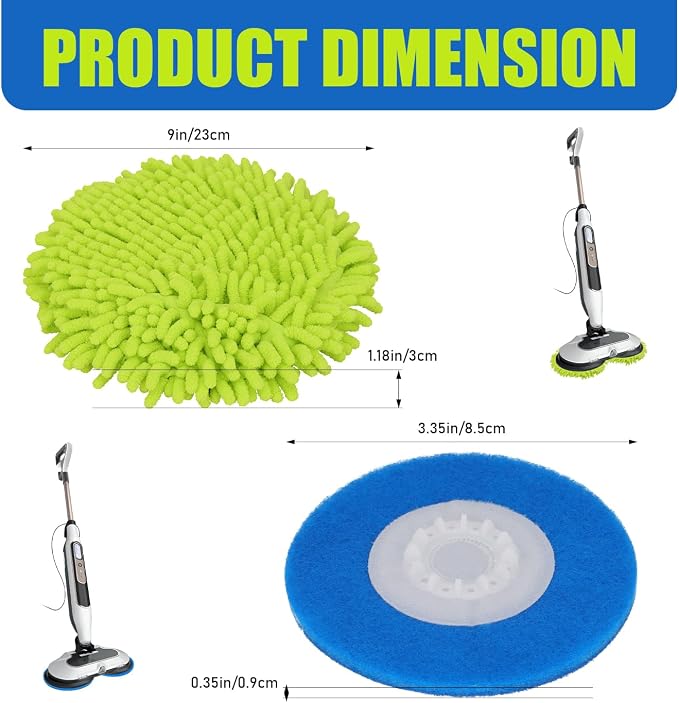 Magic Sponge Eraser Pads and Microfiber Chenilles Pads
