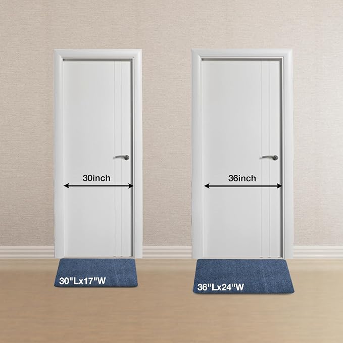 Front Door Mat Indoor Outdoor Entrance, Absorbent Door Mats and Muddy Doormats