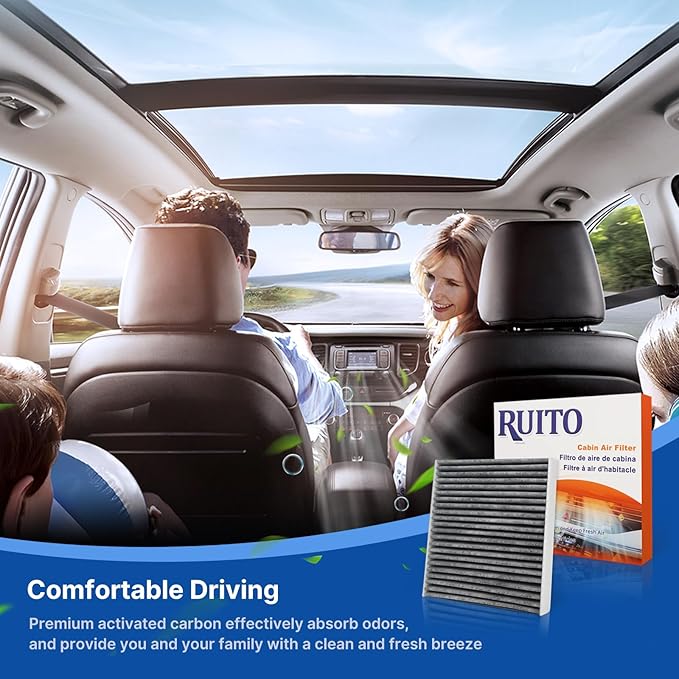 RUITO Cabin Air Filter, Fits 2016-2023 IS300, 2014-2023 IS350, 2022-2023 IS500