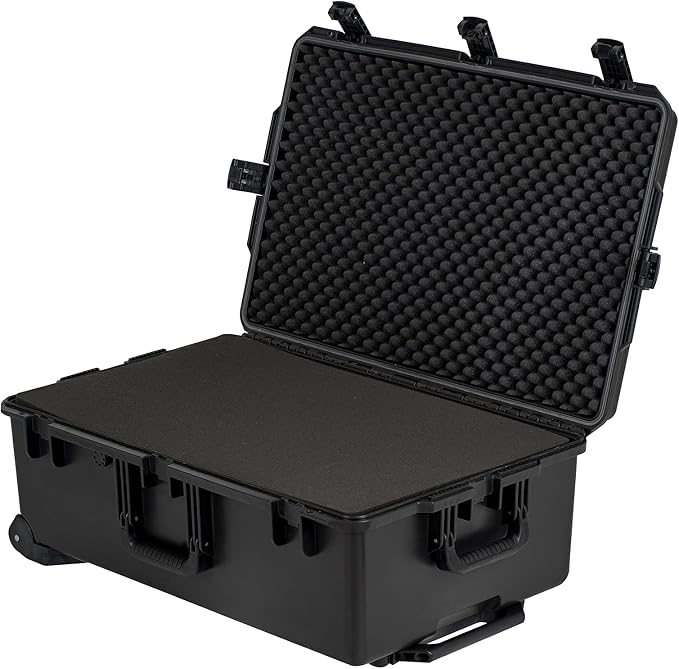 MEIJIA Portable All Weather Waterproof Camera Case, Customizable Fit Foam