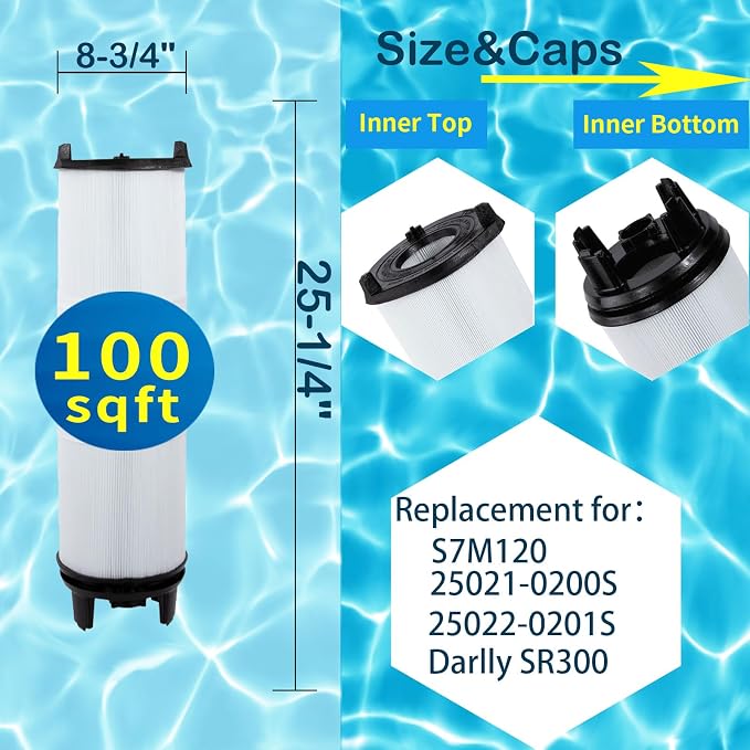 S7M120 System 3 Inner Pool Filter Compatible