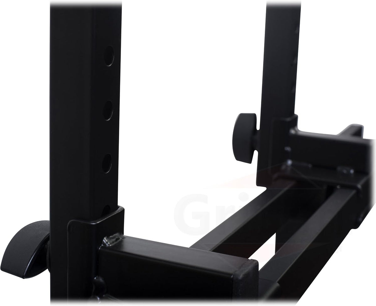 Griffin Double Piano Keyboard Stand & Laptop Mount (QuickFOLD Series) – 2 Tier/Dual Portable Studio Mixer Rack for Turntables, DJ Coffins, Digital Audio Gear & Music Equipment – Folding Multi Stage