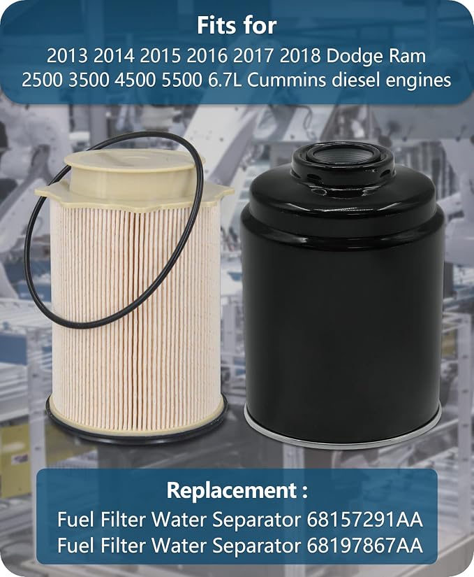 Marsram Fuel Filter Water Separator Set Fits