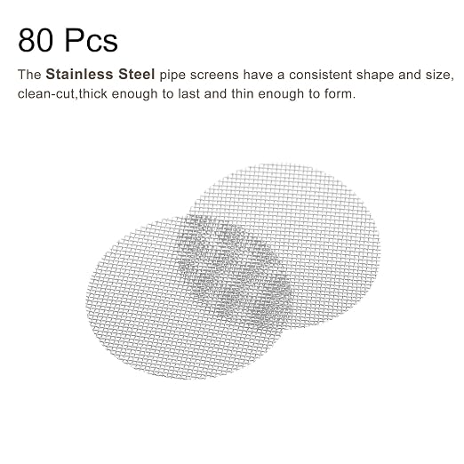 MECCANIXITY Pipe Screen Stainless Steel Screens, 3/4 Inch Diameter
