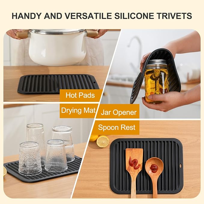 9"x12" Heat Resistant Silicone Trivets