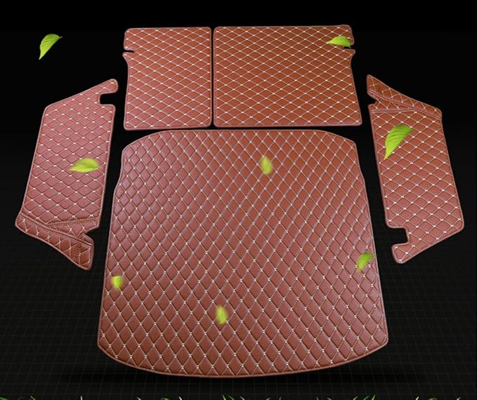 Custom Fit Trunk Mat Compatible for Mercedes GLE Coupe 2015-2019 All Weather Cargo Liner 3D Full Coverage Black w/Red Stitching