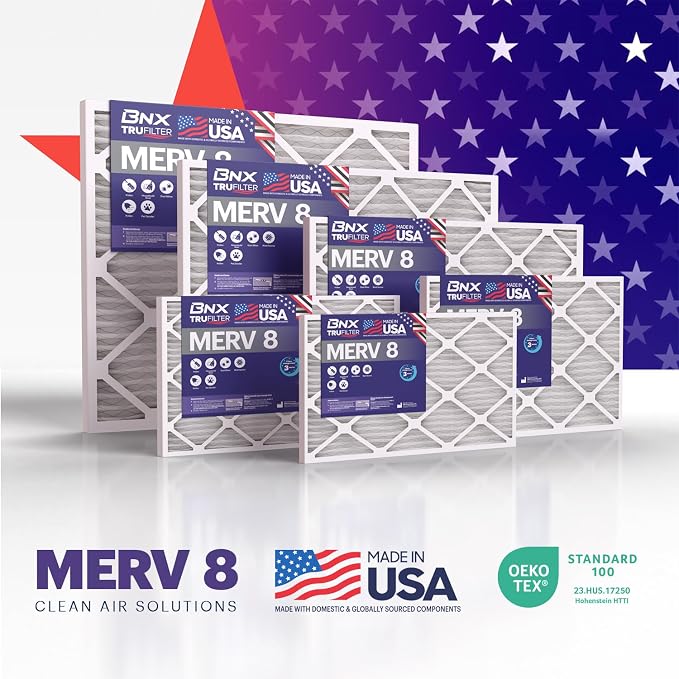 BNX TruFilter 14x24x1 Air Filter MERV 8