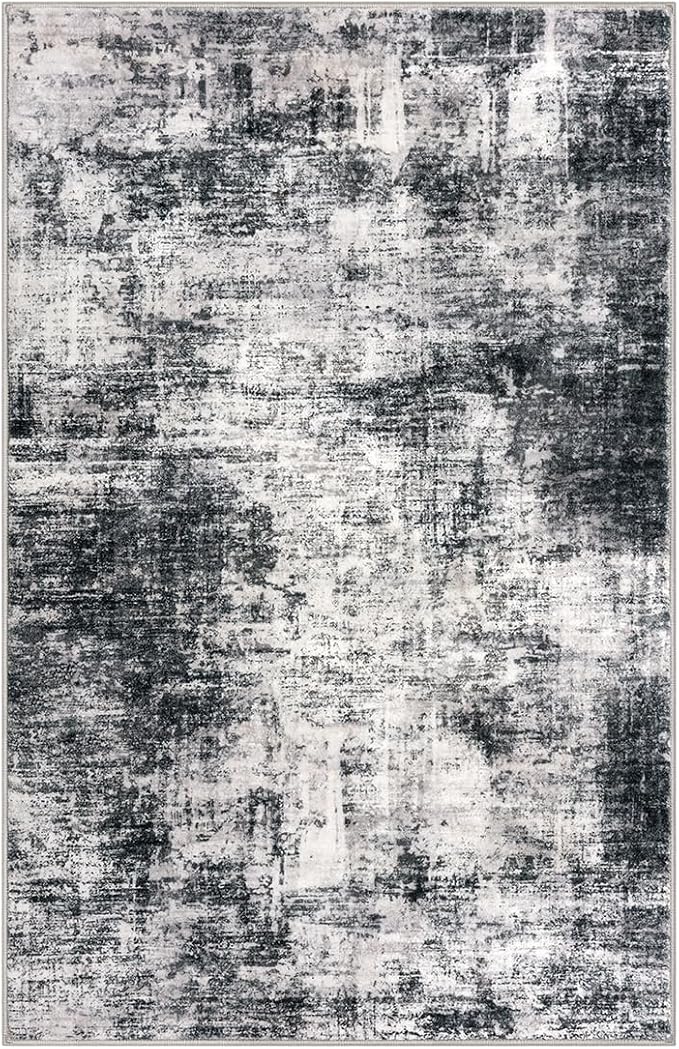 IOHOUZE Modern Abstract Area Rugs 5x7 Ft Washable Rugs
