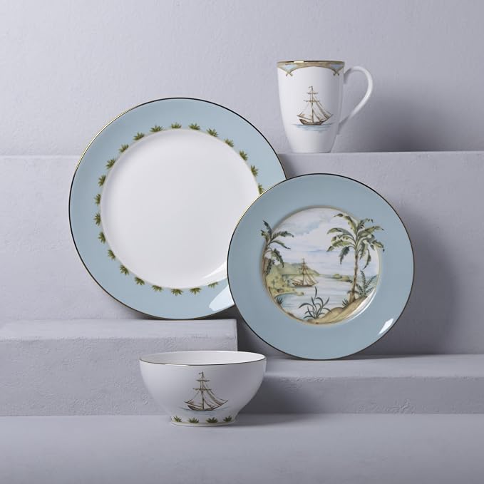 Lenox British Colonial Tradewind Porcelain Mug Set