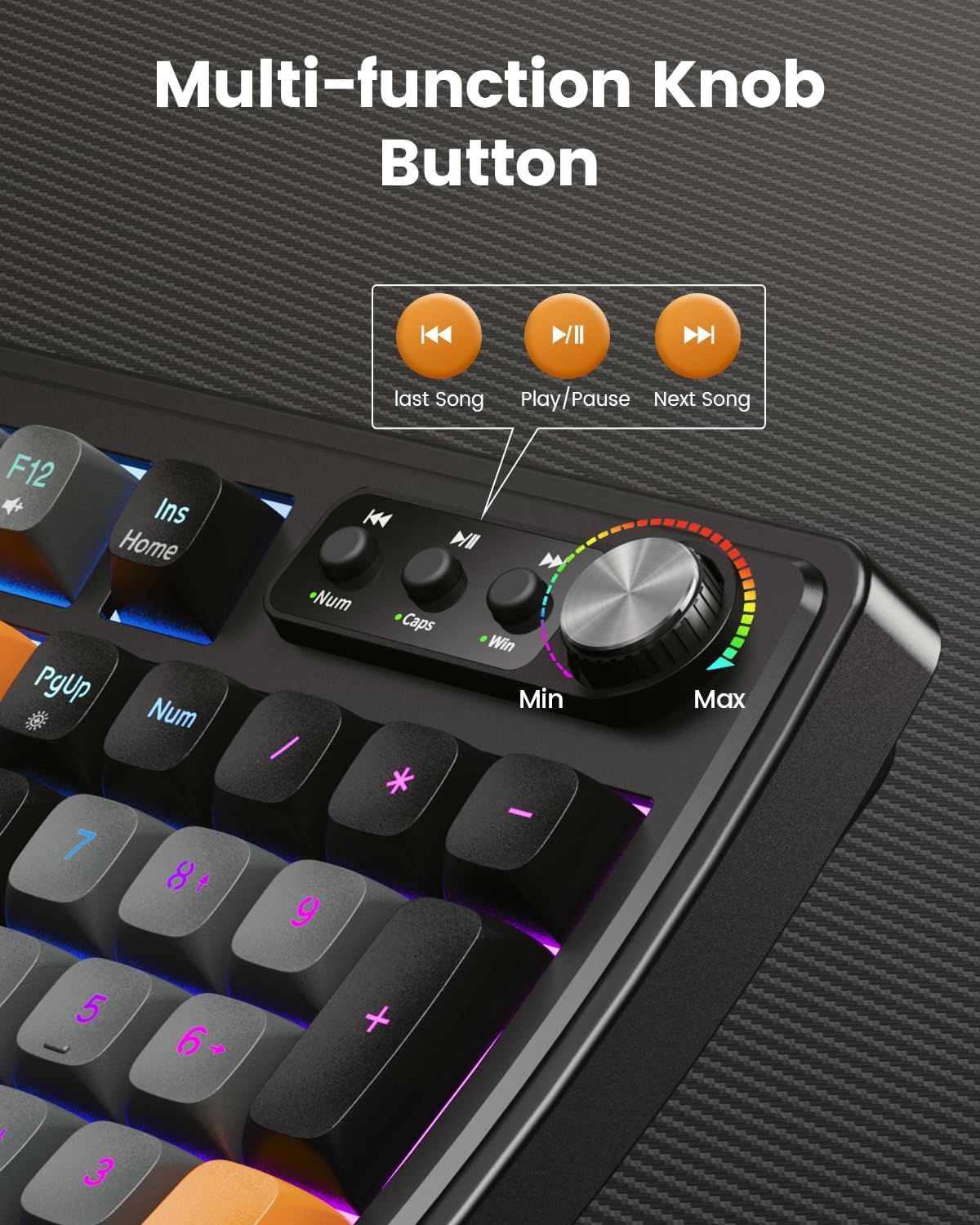 SABLUTE Gaming Keyboard and Mouse, Quiet Membrane with RGB Backlit