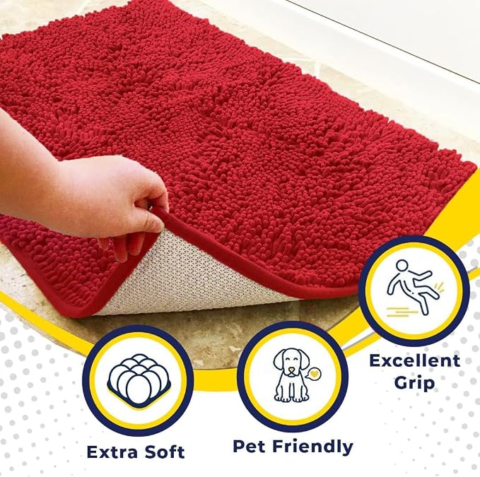 Muddy Mat® | Super Water Absorbent Door Mat Indoor, Microfiber Quick Dry