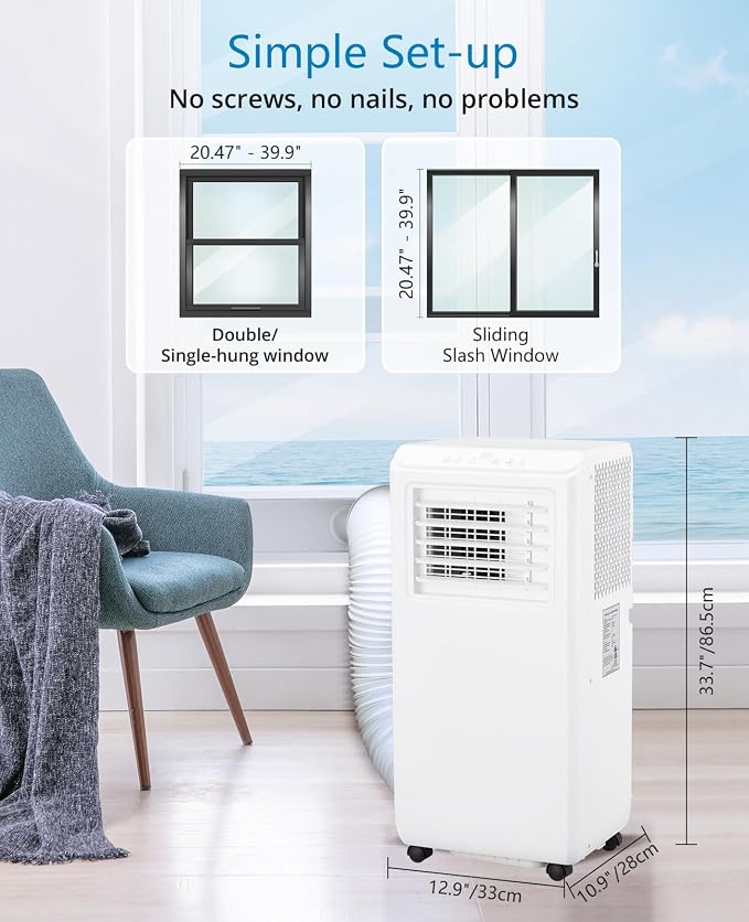 Portable Air Conditioner 10000 BTU, Portable AC Unit