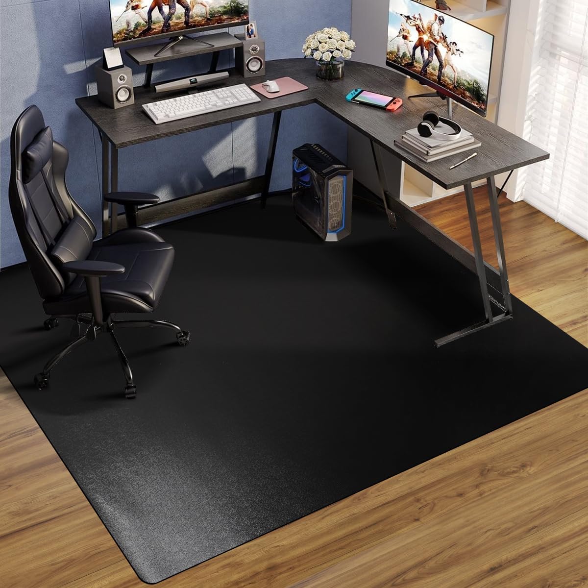 Office Chair Mat for Hard Floors, 48"x60" Waterproof Computer Chair Mat