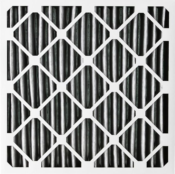 Nordic Pure 20x20x1 Furnace Air Filters MERV 8 Pleated Plus Carbon 12 Pack