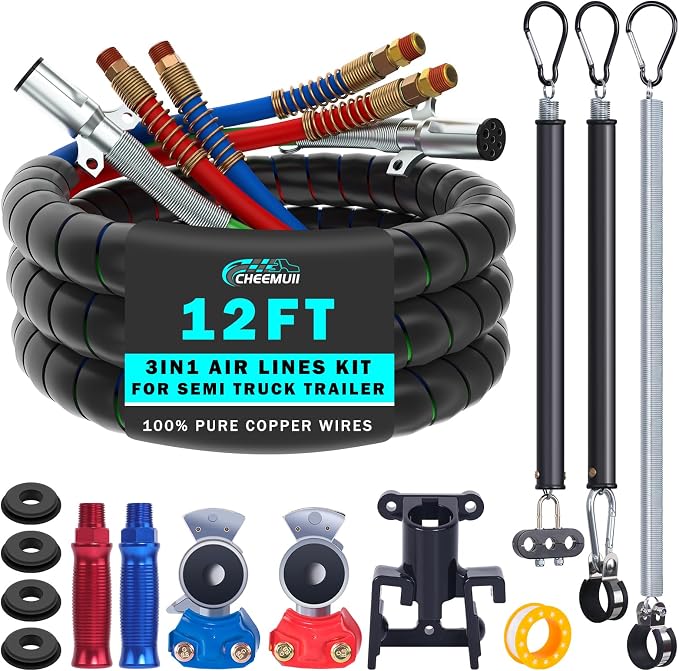 CheeMuii 12 FT Semi Truck Air Line Kit