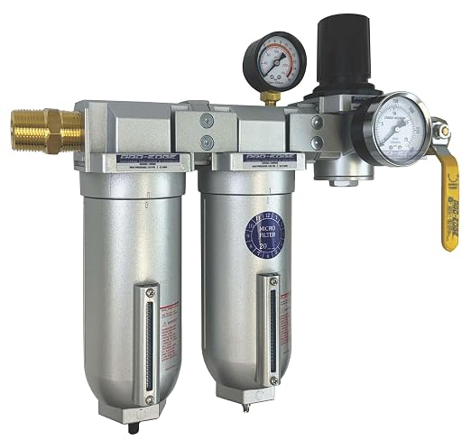 3/4" NPT Industrial Moisture Removing Particulate Filter Water Separator and Oil